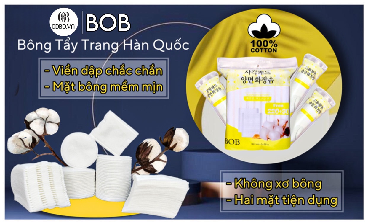 Bông Tẩy Trang BOB Korea